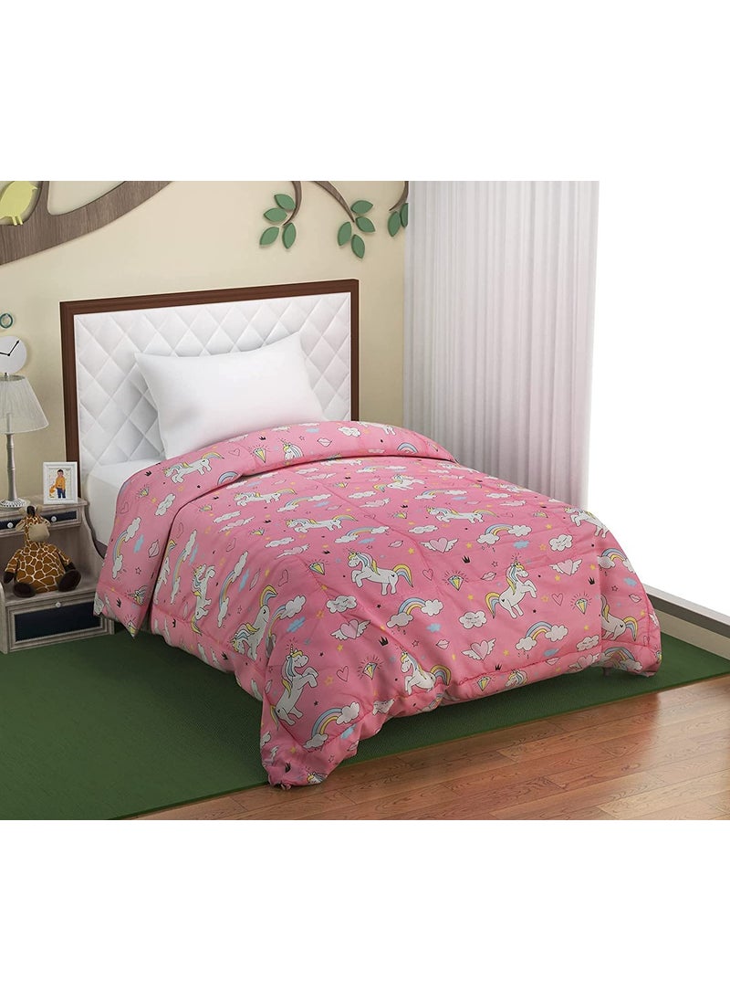 PRISCILLA PRISCILLA Super Soft Microfiber Cartoon Print Single Bed Cotton Baby Comforter Size 60 x 90 Inches Blanket Kids QuiltBlanketDuvet Suitable for Kids 08 Years  - Image 1
