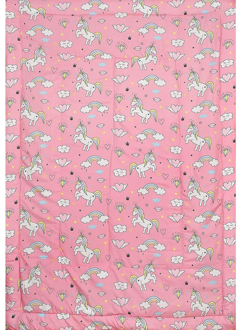 PRISCILLA PRISCILLA Super Soft Microfiber Cartoon Print Single Bed Cotton Baby Comforter Size 60 x 90 Inches Blanket Kids QuiltBlanketDuvet Suitable for Kids 08 Years  - Image 3