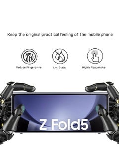 Excefore Privacy Protection Tempered Glass for Samsung Galaxy Z Fold 5 - Screen & Camera Lens Protector 2 Pack - Anti-peeping Security Shield  - Image 4