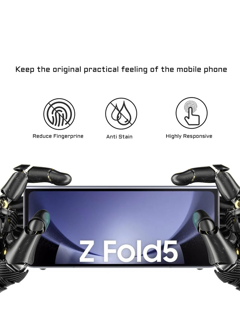 Excefore - Privacy Protection Tempered Glass for Samsung Galaxy Z Fold 5 - Screen & Camera Lens Protector 2 Pack - Anti-peeping Security Shield - Image 1