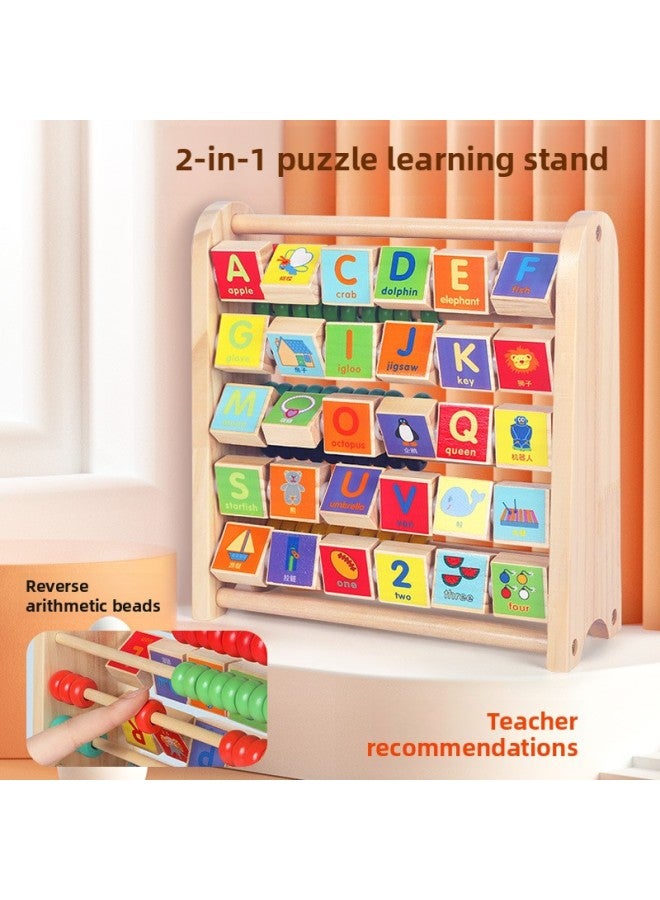 Manufacturers Selling Young Children's Learning Phonetic Phonetic Flip Calculation Frame Children's Mathematical Calculation Early Education Puzzle Enlightenment Toys-Color:YDL-pinyin Flap  - Image 4