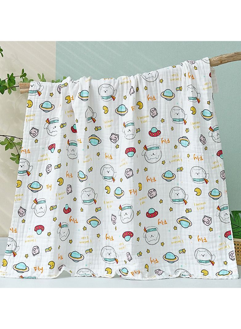 Loquat Pure Cotton Cartoon Printed Bath Towels