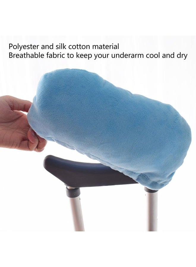 DOACT Crutch Underarm Pad,Reduce Friction Breathable Soft Padding Hand Grips Armpit Pillow Crutch Pads Hand Grips Crutches Pillow Accessories - Image 4