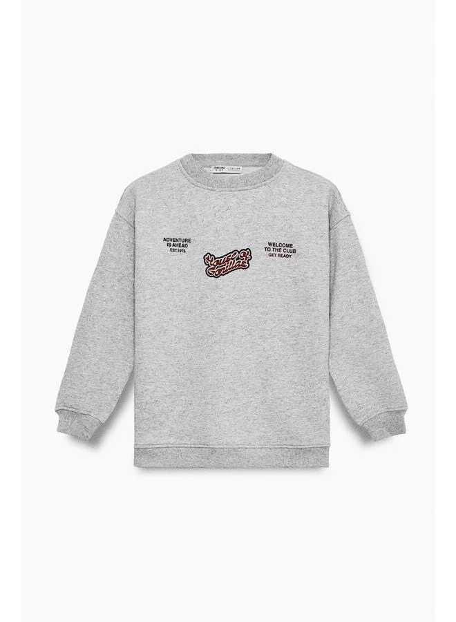 Grimelange Maury Boys Printed Gradient Sweatshirt.