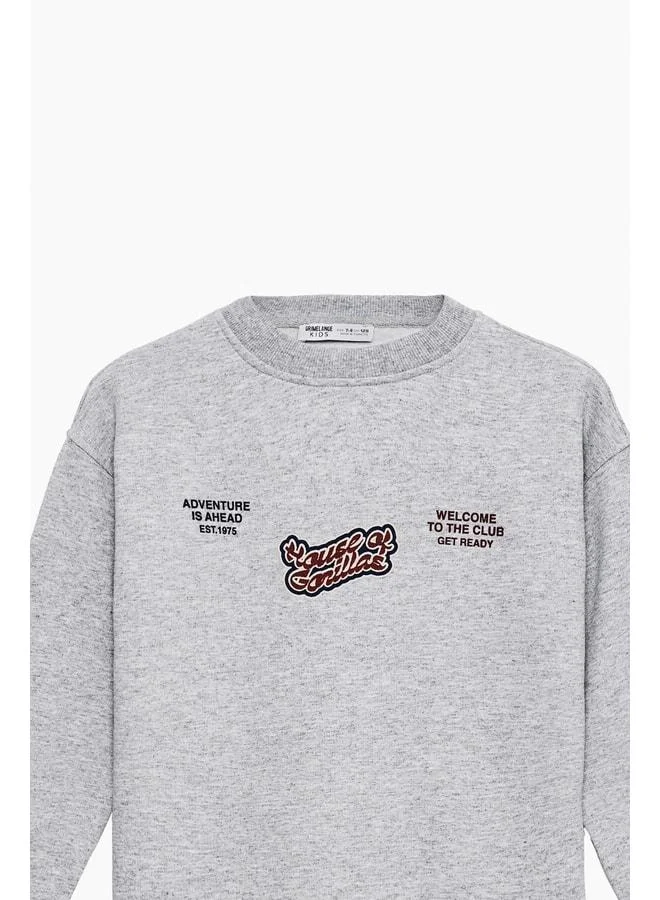 Grimelange Maury Boys Printed Gradient Sweatshirt.