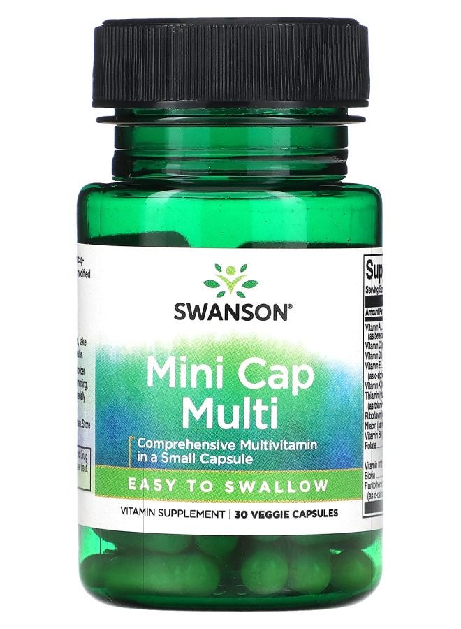 SWANSON Mini Cap Multi 30 Veggie Capsules