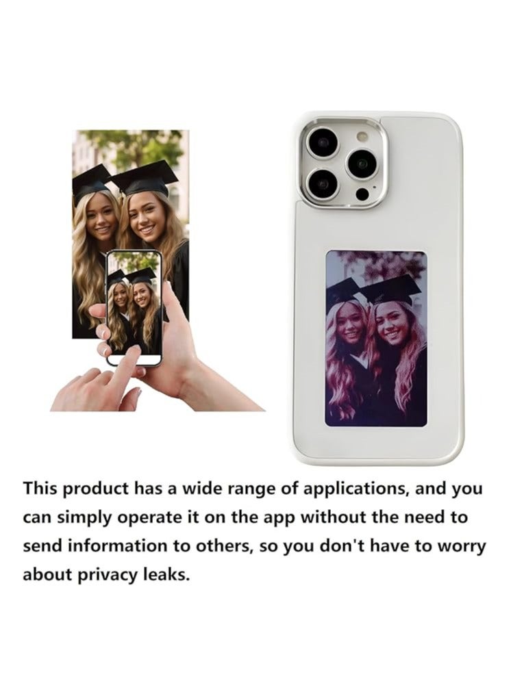 YATU DIY Customizable E-Ink Smart Photo Phone Case (White, For iPhone 14 Pro) - Image 2