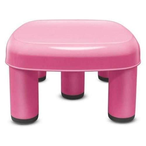 HIGHWAY Highway SquireModern Strong Printed Plastic Stool for Perfect Posture Sitting Bathroom Patla Livingroom Kitchen Home Garden 
