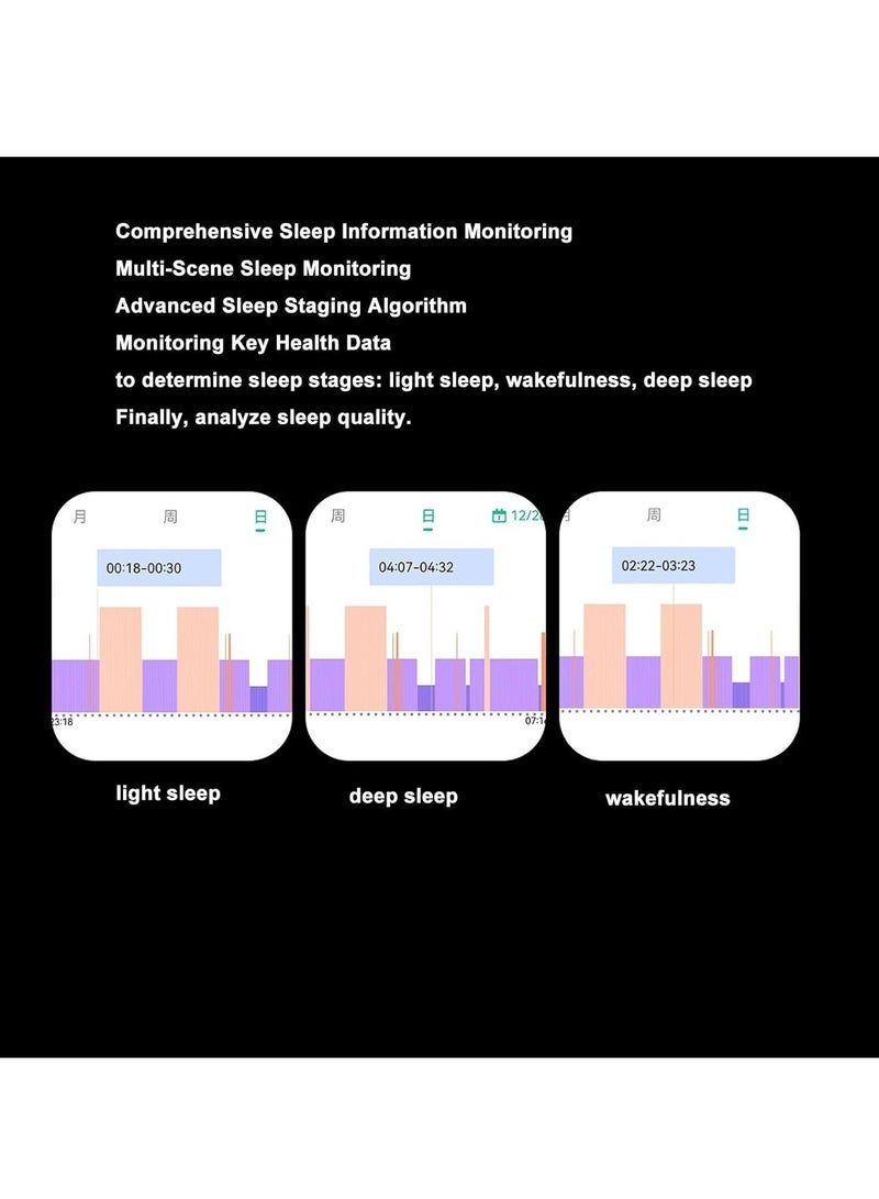 SYOSI Smart Ring Health Tracker, Water Resistant Bluetooth Fitness Tracker Ring, Pedometer Sleep Heart Rate Body Temperature Sport Monitoring Ring with Remote Camera Control for Adult #10 - Image 2