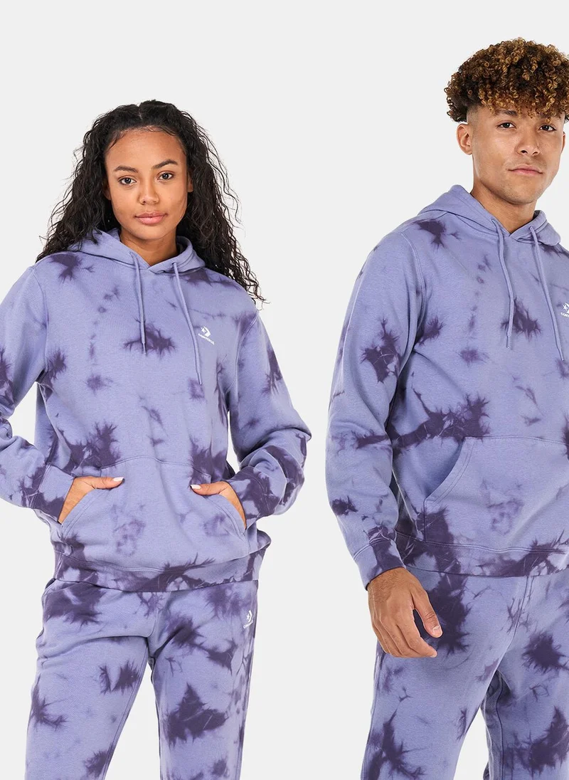 CONVERSE Go-To Star Chevron Washed Hoodie
