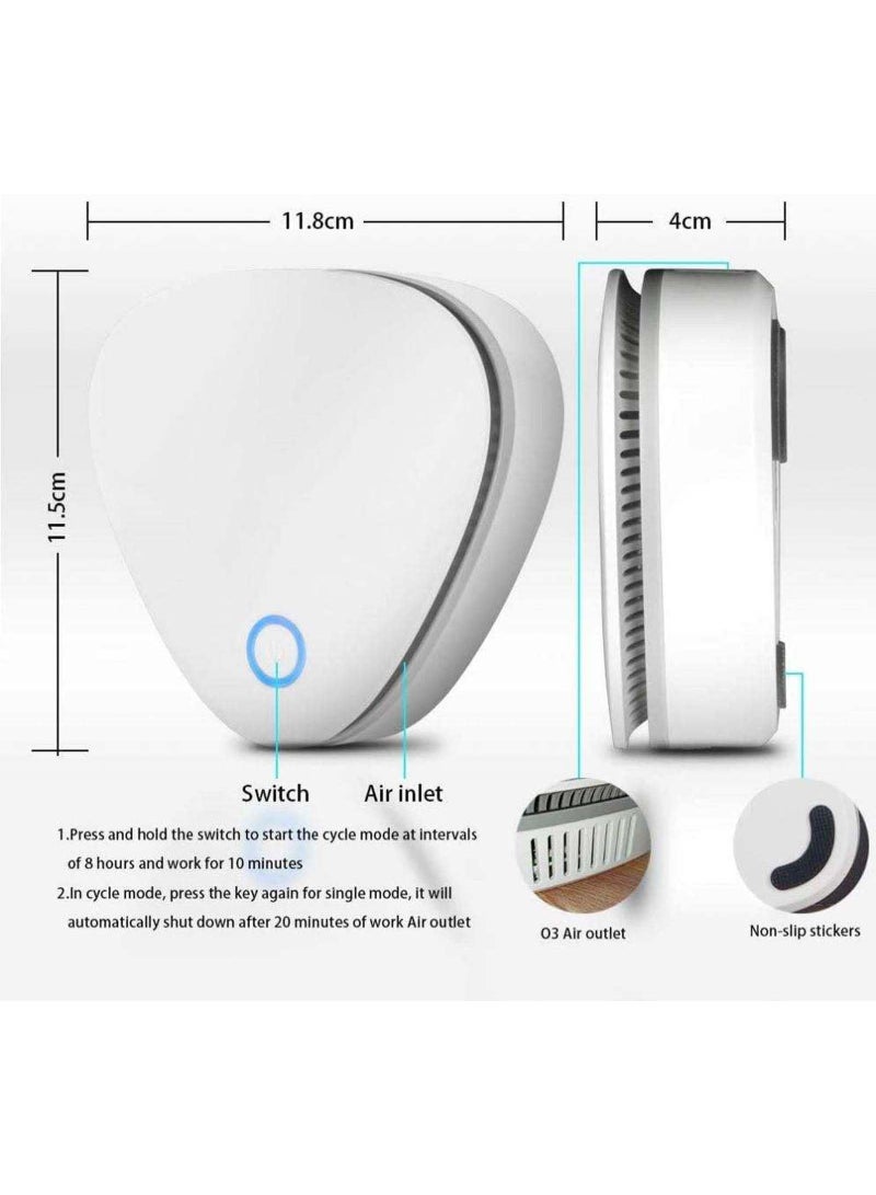 Monda Portable Ozone Odor Eliminator Air Purifier for Fridge Car Shoes Closet | Fast Smoke Pet Kitchen Smell Remover USB Rechargeable No Filter - Image 4