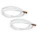 The Original Safety Siphon The Original Safety Siphon 6 Foot High Grade Hose, 1/2" Valve Siphon 2 Pack - Self Priming Pump Transfers 3.5 Gallons  - Image 2