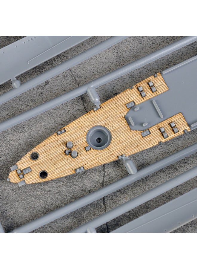 TAMIYA TAMIYA Special 31804 Wooden Deck With Anchor Chain Adhesive Assembly Model Production Upgrade Parts 1/700-Color:Wooden Deck (including Anchor Chain)  - Image 4