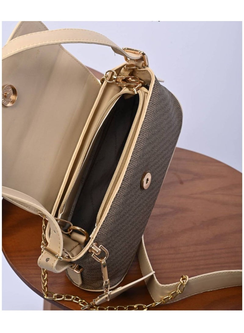 GUESS Luxury beige leather women's bag - Image 2