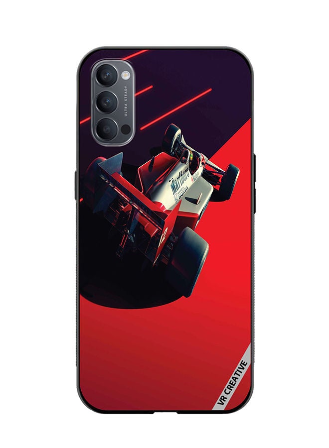 VR CREATIVE Protective Case Cover For Oppo Reno4 Pro 5G Mclaren Racing Limited Design Multicolour - Image 1