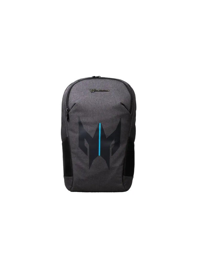 Acer Predator Urban BackPack 15.6", Polyester, Water Resistant, Reinforced Back, Hard Bottom & Top Lid, Gray - Image 1