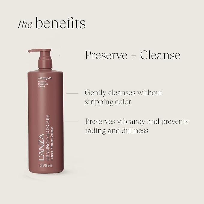 L'anza Healing ColorCare Color-Preserving Shampoo, 33.8 oz. - Image 3