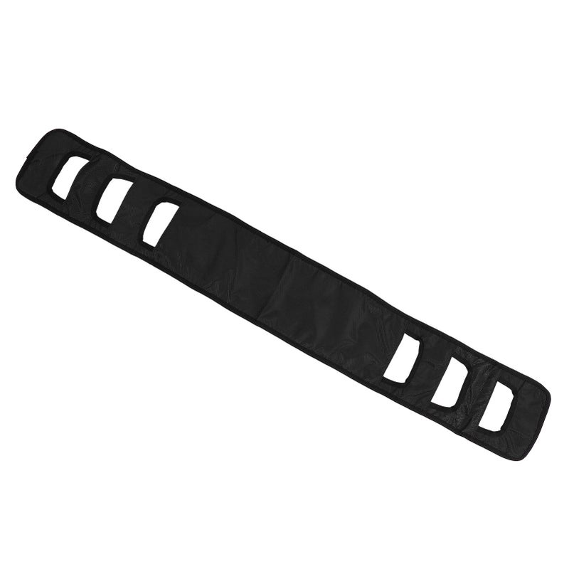 Bed Transfer Sling: Black, 400 Lb Load Capacity, Wide Contact Surface, Labor Saving Patient Turning Sling - Multifunctional Repositioning Sling for Elderly, Bedridden Patients, Caregivers - Image 3