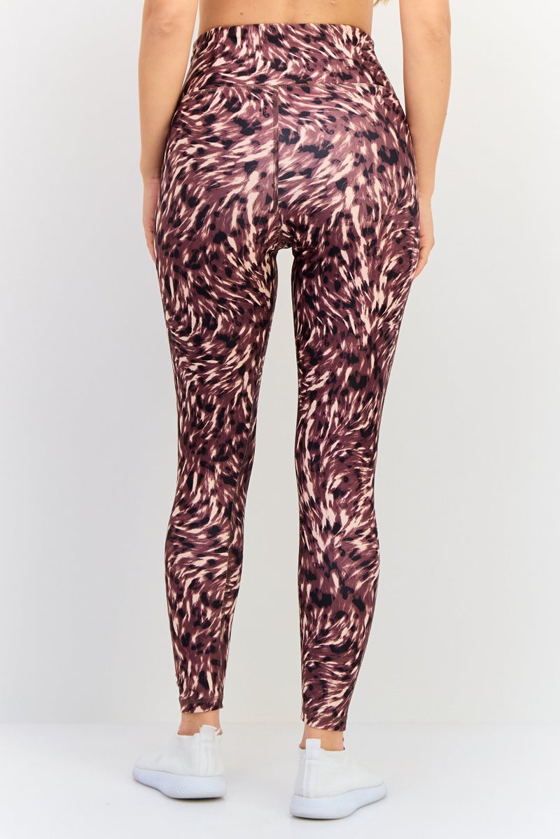 PUMA Women Sportswear Fit Pull On Training Leggings, Multicolor - Image 4
