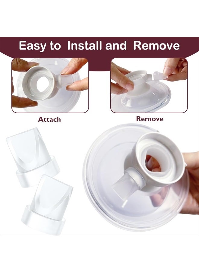 IVARONAL - 6PCS Duckbill Valves Compatible with Momcozy M5 Wearable Breast Pump, Replacement Pump Parts Accessories Compatible for V1 / V2 Hands Free Breast Pump Parts, Not Original Mom Cozy Accessories - Image 1