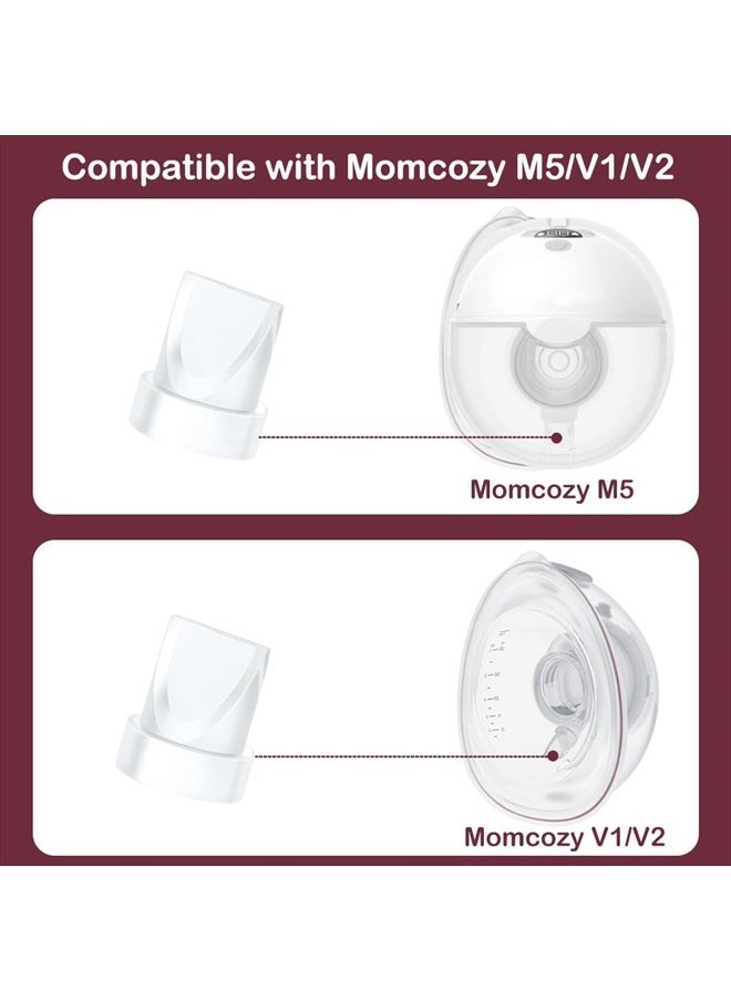 IVARONAL - 6PCS Duckbill Valves Compatible with Momcozy M5 Wearable Breast Pump, Replacement Pump Parts Accessories Compatible for V1 / V2 Hands Free Breast Pump Parts, Not Original Mom Cozy Accessories - Image 1