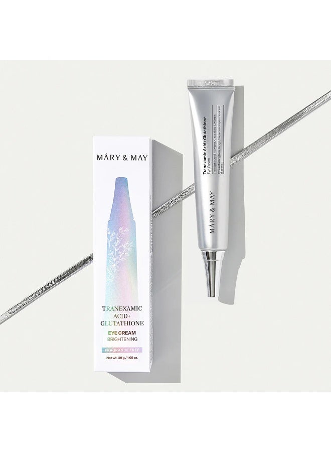 Heimish Dailism Smudge Stop Mascara Curl | Black | 9 g | Waterproof Curling Mascara | Long Lasting Smudge Proof Lash Volume | Lengthening Eye Makeup & MARY&MAY Tranexamic Acid + Glutathione Eye Cream (30ml)|For Dark Circles & Uneven tone|Under Eye Cream for Dark Spots & Hyperpigmentation Bundle - Image 3