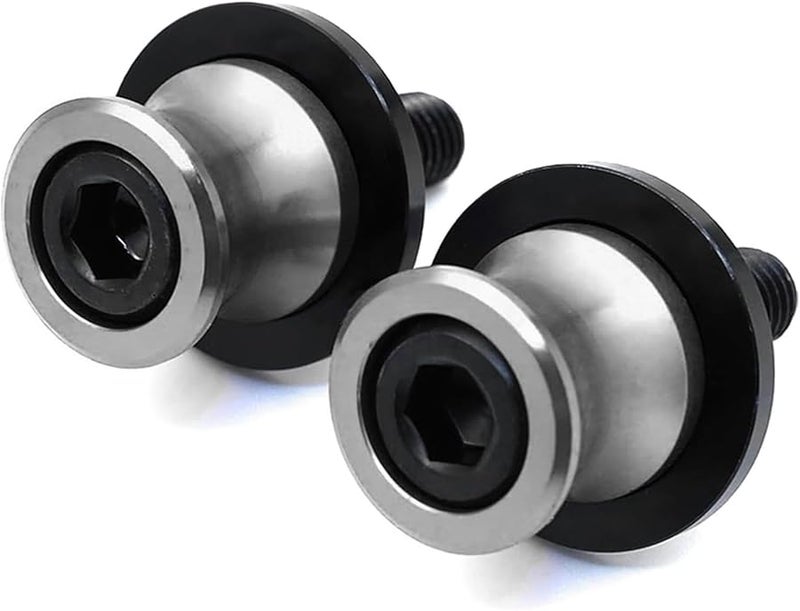 Motorcycle CNC Swingarm Sliders Spools M10 Black Compatible with CFMoto 400NK 650NK 650MT 800MT - Image 4