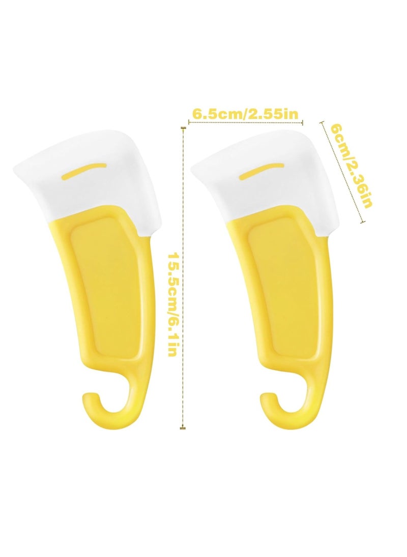 Generic 2pcs Silicone Spatula, 3D Printer Silicone Scraper Suitable for Removing Printer Oil Scraper Tools, Remove Printing Resin Rubber Spatula Tools, Kitchen Scraper for Cleaning Dishes Pots Pans  - Image 2