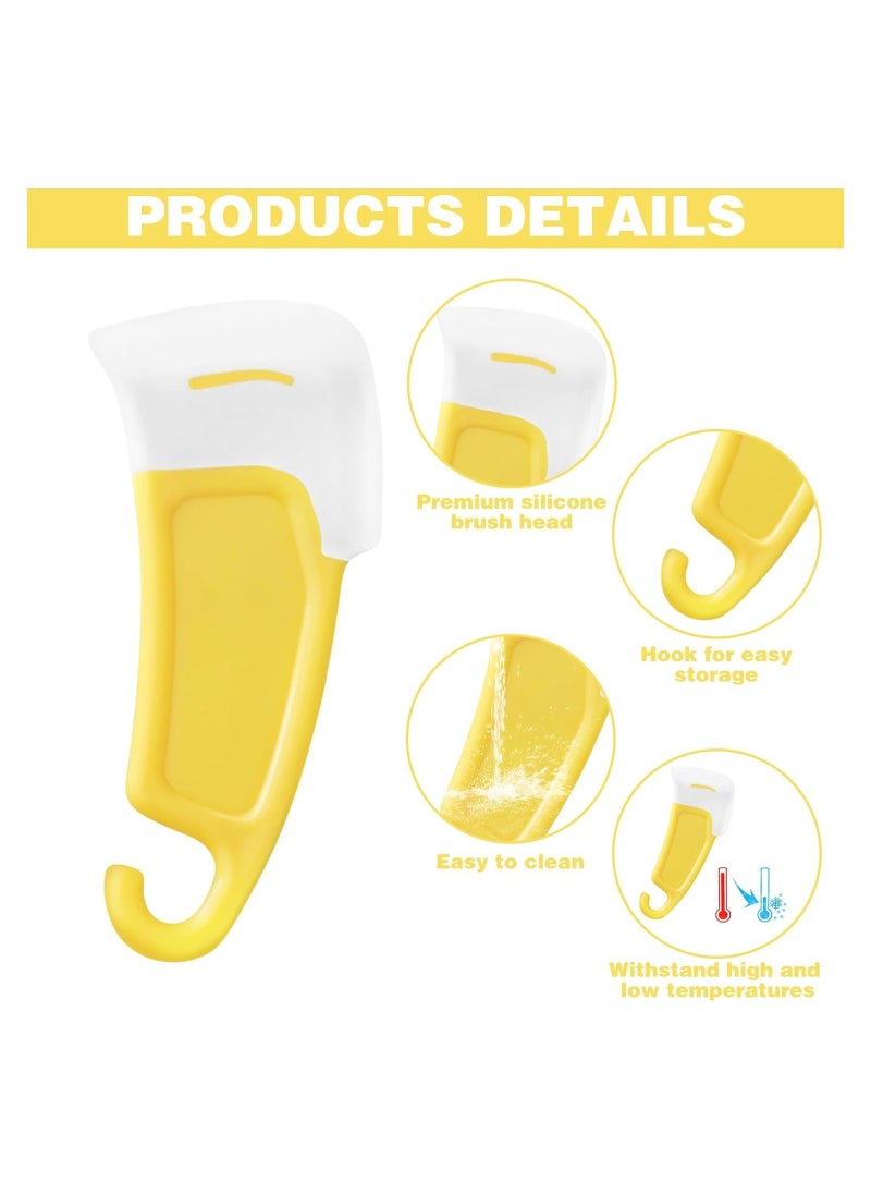Generic 2pcs Silicone Spatula, 3D Printer Silicone Scraper Suitable for Removing Printer Oil Scraper Tools, Remove Printing Resin Rubber Spatula Tools, Kitchen Scraper for Cleaning Dishes Pots Pans  - Image 3