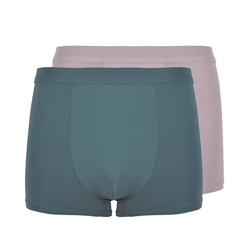ASJAR Ultra-Soft Material Trunks for Men| Ice-Silk Short | Underwear | Multi-Colored.(Pack of 2) Multicolour - Image 1