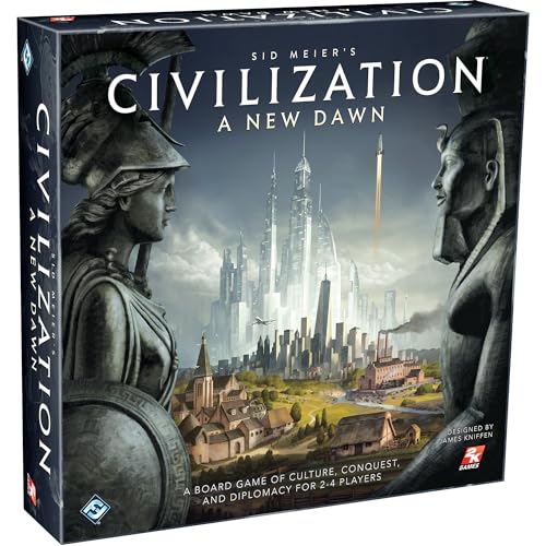 Asmodee Sid Meier's Civilization: A New Dawn Board Game - Rewrite History Your Way! Strategy Game for Kids & Adults , Ages 14+, 2-4 Players, 1-2 Hour Playtime - Image 1
