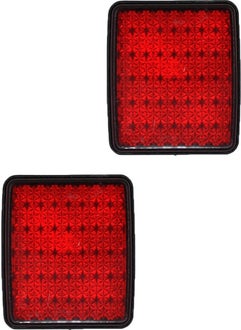 DNC Auto Part Rear Bumper Reflector Set of 2 for Fiat Doblo, Citroen, Peugeot  - Image 1