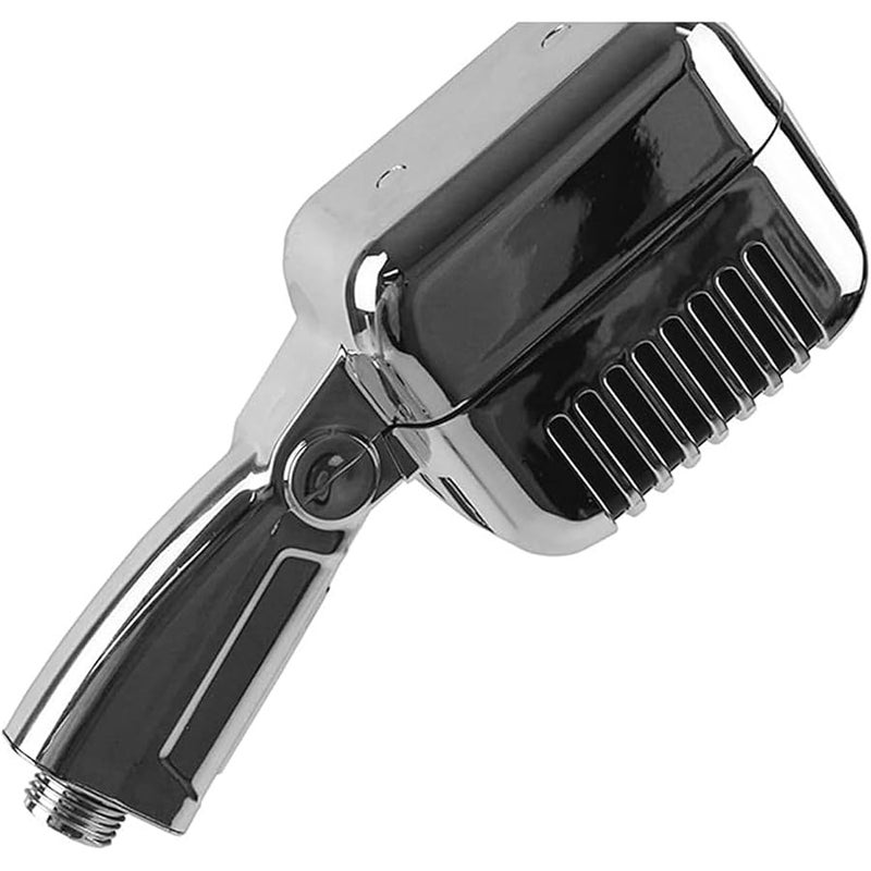 Microphone Shower Head - Handheld Shower Head, 7.87inch Creative Vintage Microphone Shaped Showerhead Detachable Shower Head, Personalised High Pressure Shower Heads, Let's Sing our hearts out! - Image 4