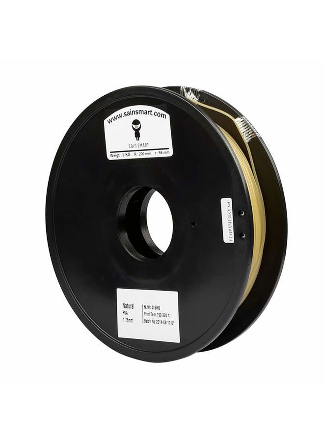 SainSmart 1.75mm PVA Dissolvable 3D Printers Filament -0.5kg/1.1lbs (Natural) - Image 1