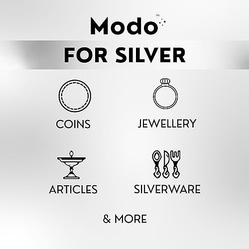 Modo Instant Silver Cleaner Dip & Polish Tarnish Remover 300 ML | Cleans Instantly Without Silver Loss | Silver Ring, Coin, Jewellery, Idol, Payal, Silver Plated Items, Sterling Silver| Easy to Use - Image 4