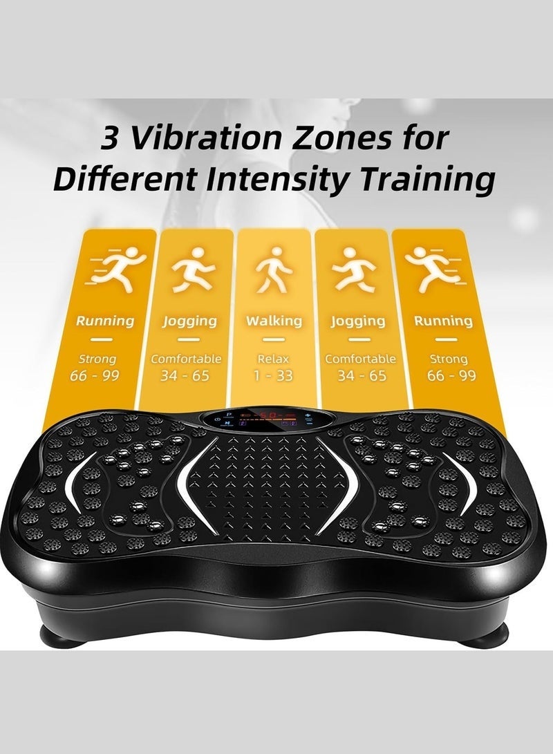 Egg Compact Vibration Plate Exercise Machine, Mini Full Body Vibration Platform Exercise Machine for Lymphatic Drainage with Acupressure Nodes, Burn Calories, Helps Alleviate Back & Joint Pain - Image 4