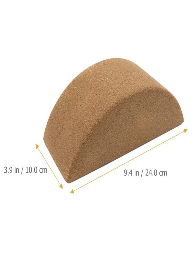 VOSAREA Cork Yoga Block - High Density Natural Support for Pilates, Hot Yoga & Meditation - Non Slip Pilates Bricks for Balance, Stretching & Strength - Durable Fitness Prop for Beginners & Pros - Image 2