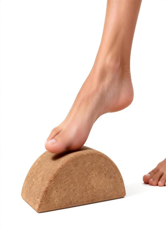 VOSAREA Cork Yoga Block - High Density Natural Support for Pilates, Hot Yoga & Meditation - Non Slip Pilates Bricks for Balance, Stretching & Strength - Durable Fitness Prop for Beginners & Pros - Image 1