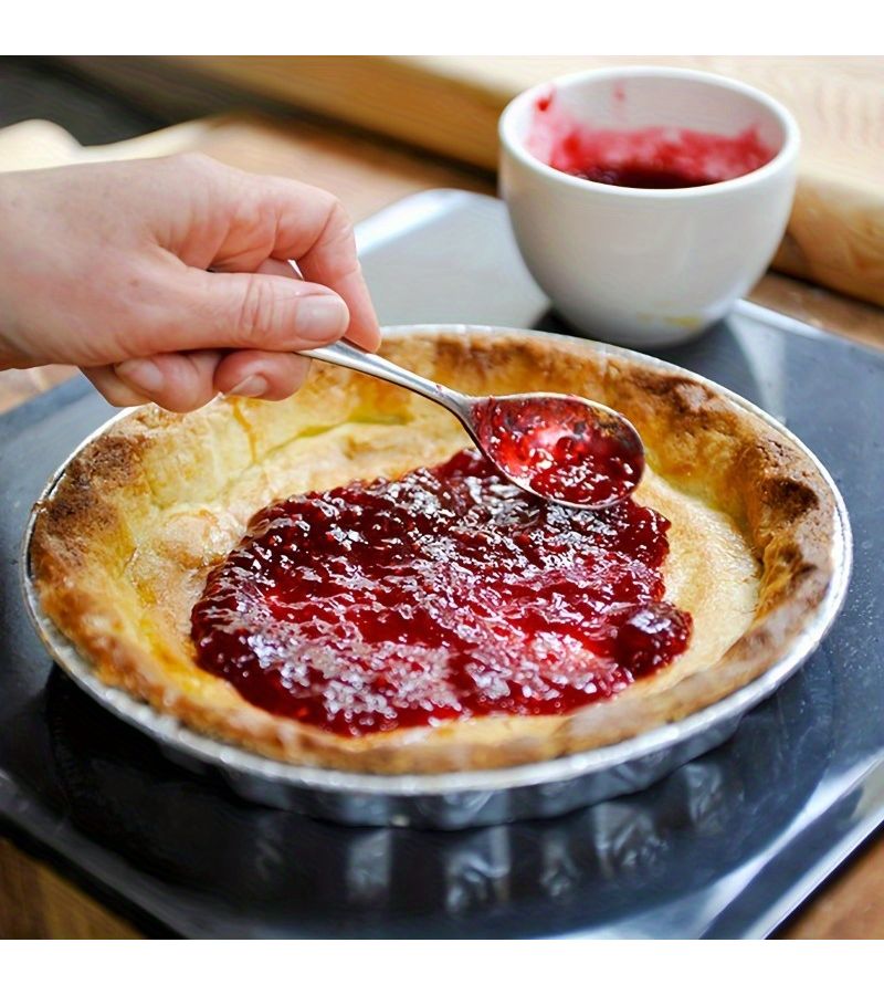45 Disposable Aluminum Pie Trays 7in Round Tin Foil Baking Trays for Parties - Image 4
