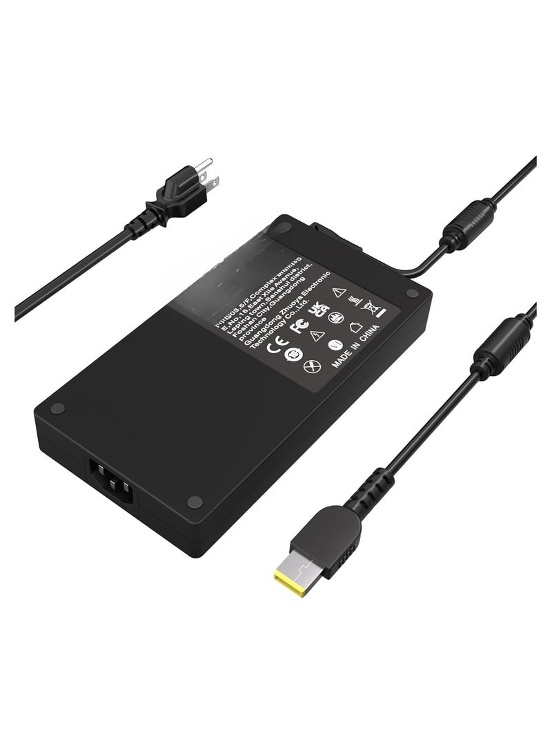 300W Laptop Charger Compatible with Lenovo Legion 7i/5i/5 Pro, R7000P, Y9000X, ThinkPad P17 – AC Power Adapter - Image 1
