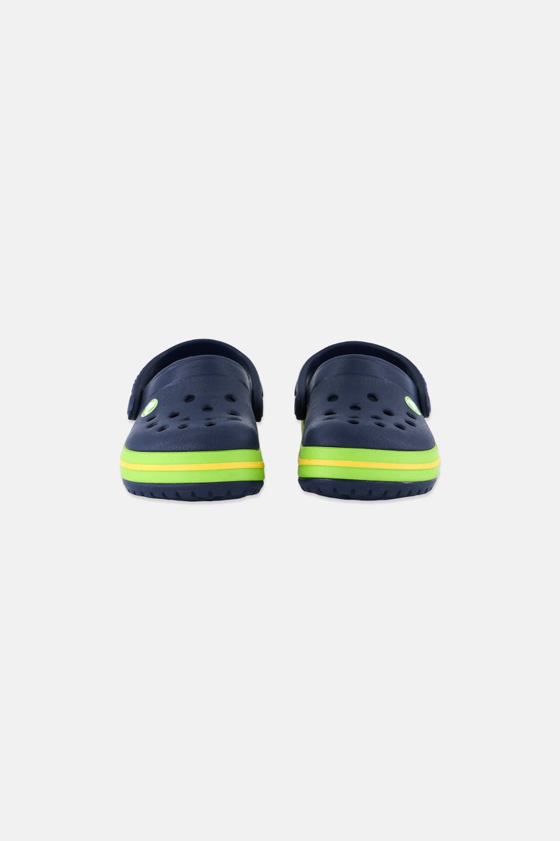 crocs Toddlers Boy Slingback Clog, Navy - Image 3
