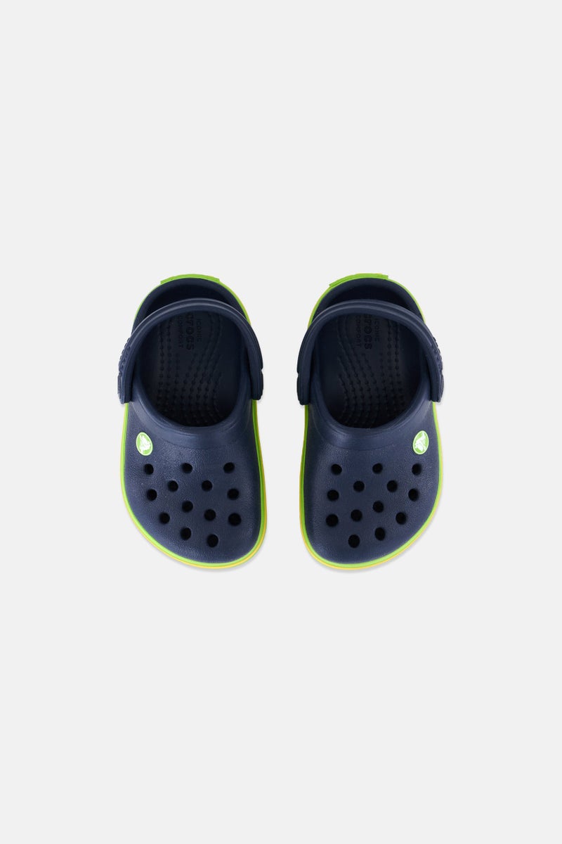 crocs Toddlers Boy Slingback Clog, Navy - Image 4