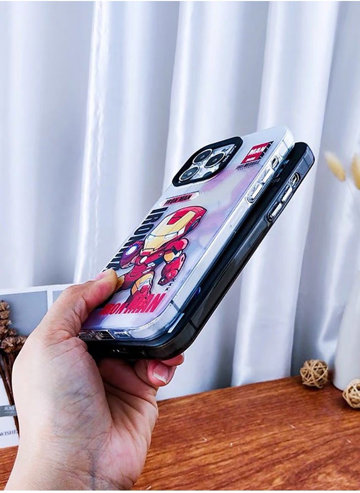 Case for iPhone 13 Pro 6.1 inch with Iron Man Pattern Cover