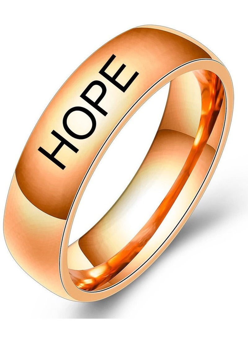 Loquat Stainless Steel Solid Polished Signet Ring