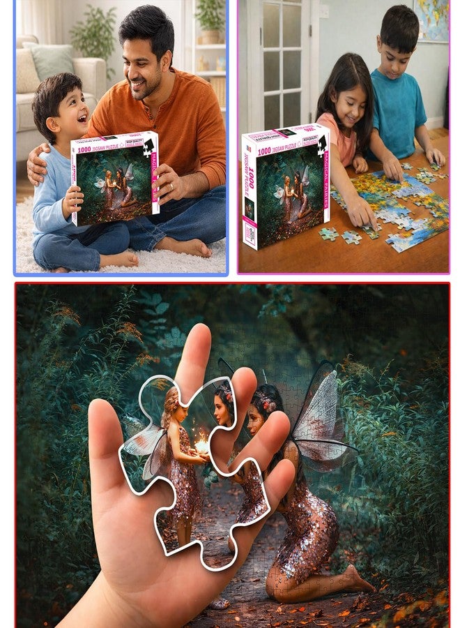 BRIJBASI Magical Faries Jigsaw Puzzles 1000 - Piece for Kids and Childrens – Educational, Gifts, Fun and Creative Game - Ages 9+ - Image 3