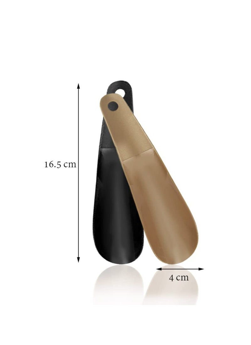 Generic 2-Pack Shoe Horn Plastic Shoe Horn Travel Shoe Horn Shoe Helpers Travel Shoe Horn for Men&women and Senior Shoes Boots Shoe Horn Plastic Shoe Horns for Men and women  - Image 2