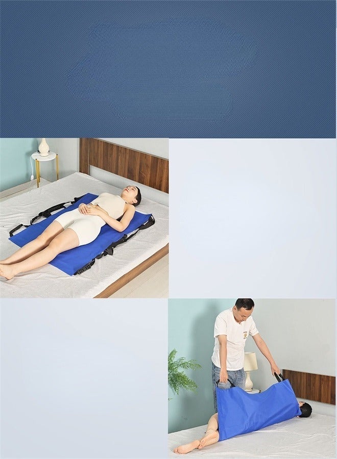general Positioning Bed Pad with Handles Hospital Sheets Transfer Board Belts Patient Lift Elderly Assistance Incontinence Mattress Sheets for Turning Lifting Repositioning Washable Underpads - Image 2