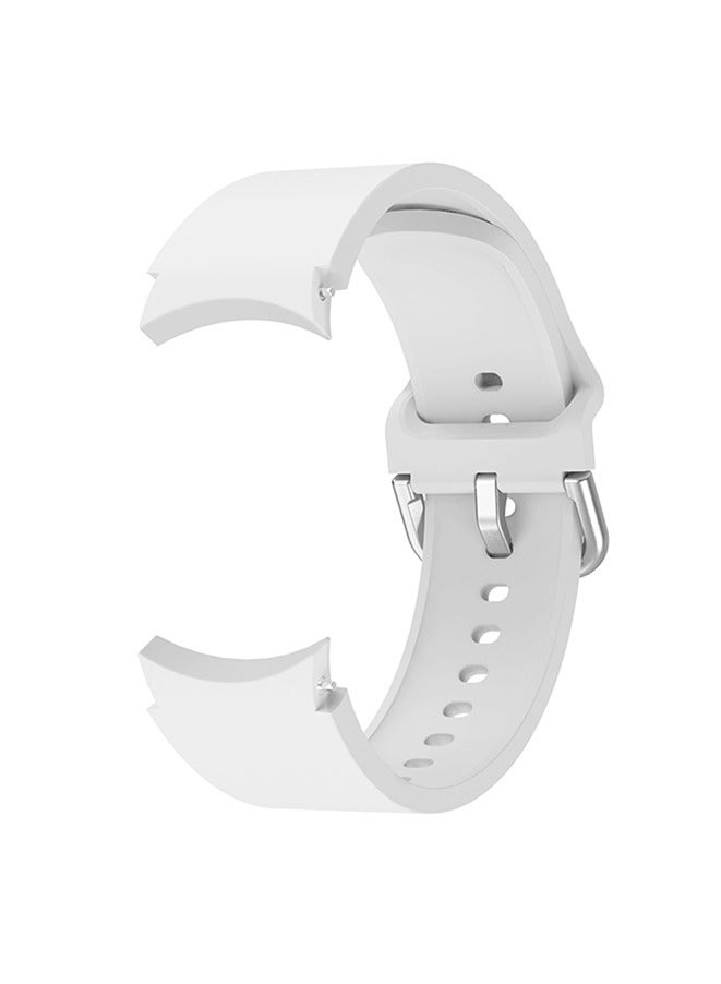 Samsung Galaxy Watch 6 Replacement Silicone Wrist Watch Band Strap,compatible With Samsung Galaxy Watch 4/Galaxy Watch 5/Galaxy Watch 6(white) - Image 5
