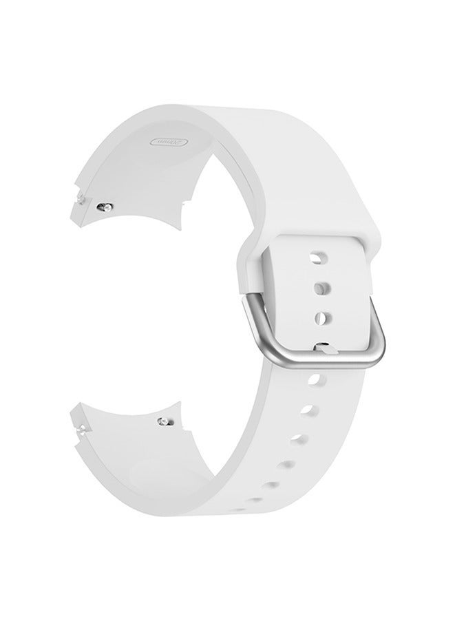 Samsung Galaxy Watch 6 Replacement Silicone Wrist Watch Band Strap,compatible With Samsung Galaxy Watch 4/Galaxy Watch 5/Galaxy Watch 6(white) - Image 4