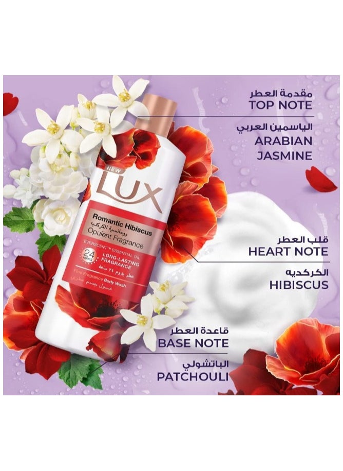 Lux Lux Perfumed Body Wash Romantic Hibiscus for 24 Hours Long Lasting Fragrance 250ML  - Image 3